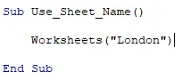 Enter sheet name