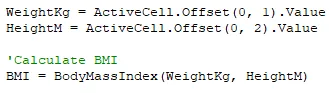 Pass values