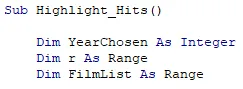 Second variable