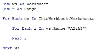 Nested loop